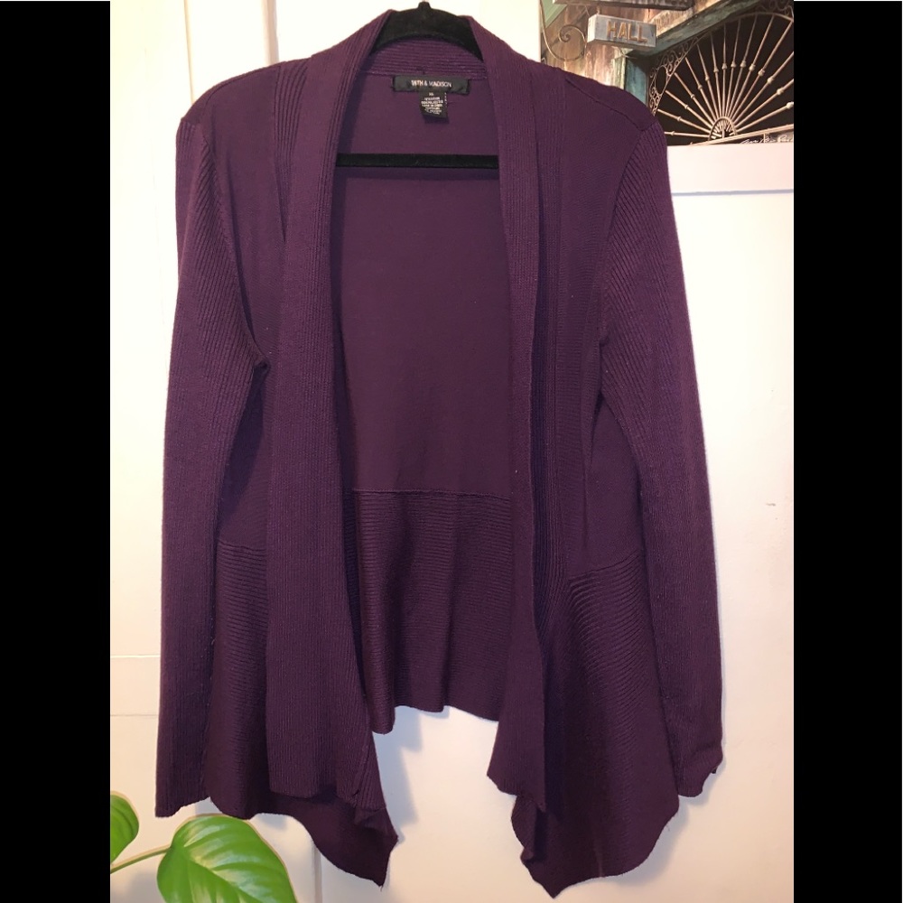 Purple Cardigan